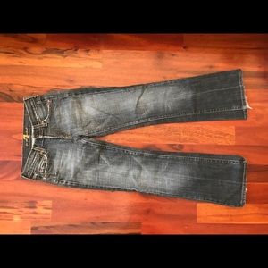 7 for All Mankind Vintage Boot Cut Jeans - Black